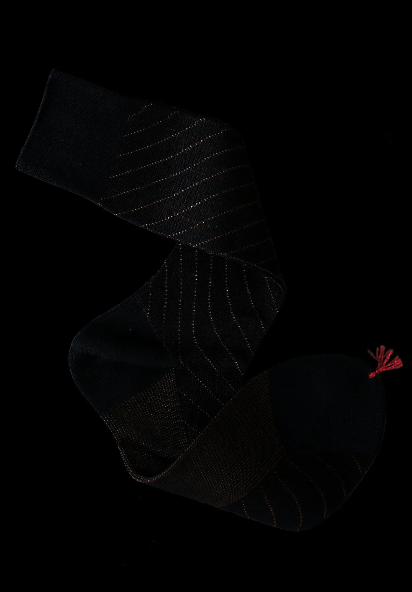 100% Cotton Pencil Stripe Mid-Calf