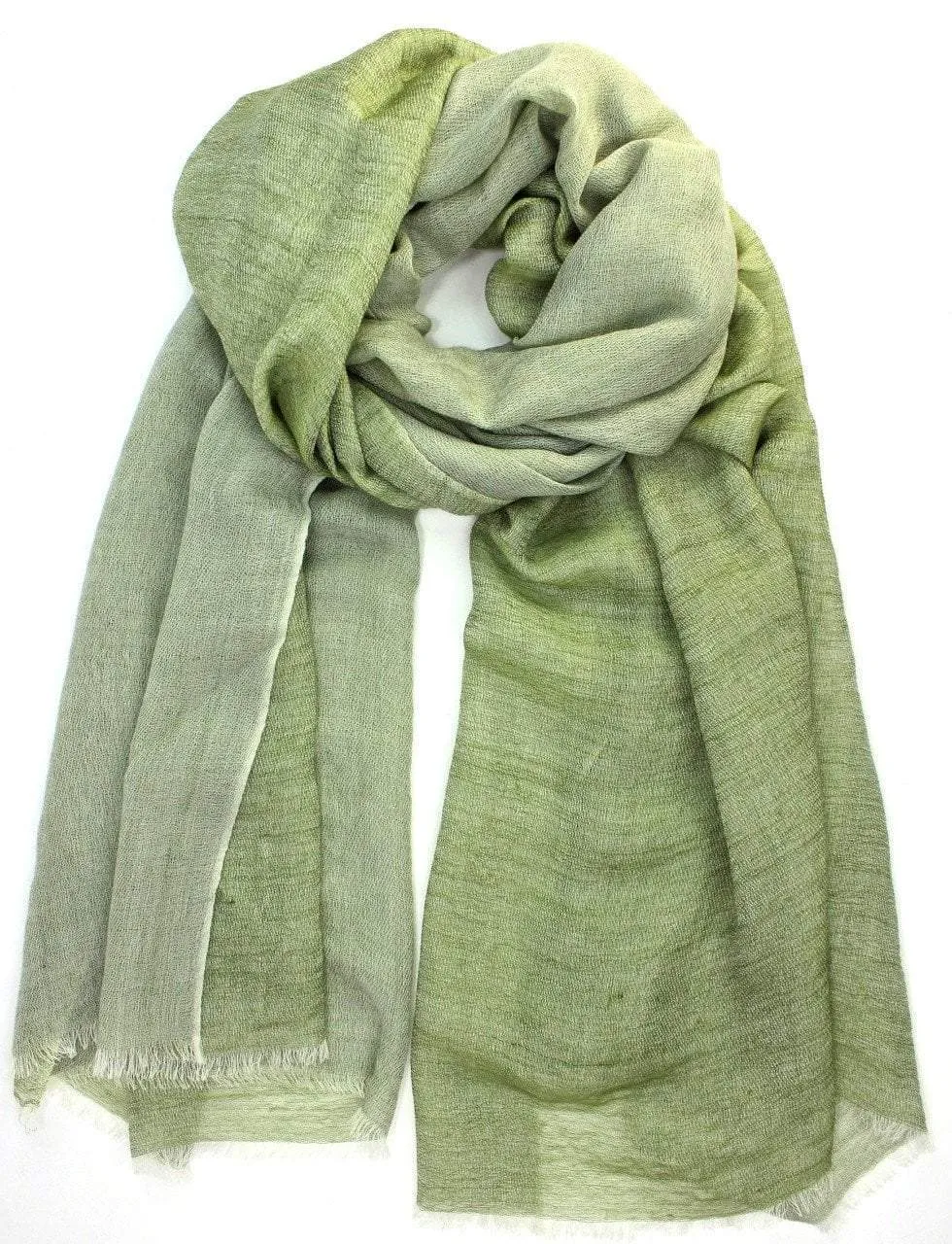 100% Pashmina Shawl in Silver Sage
