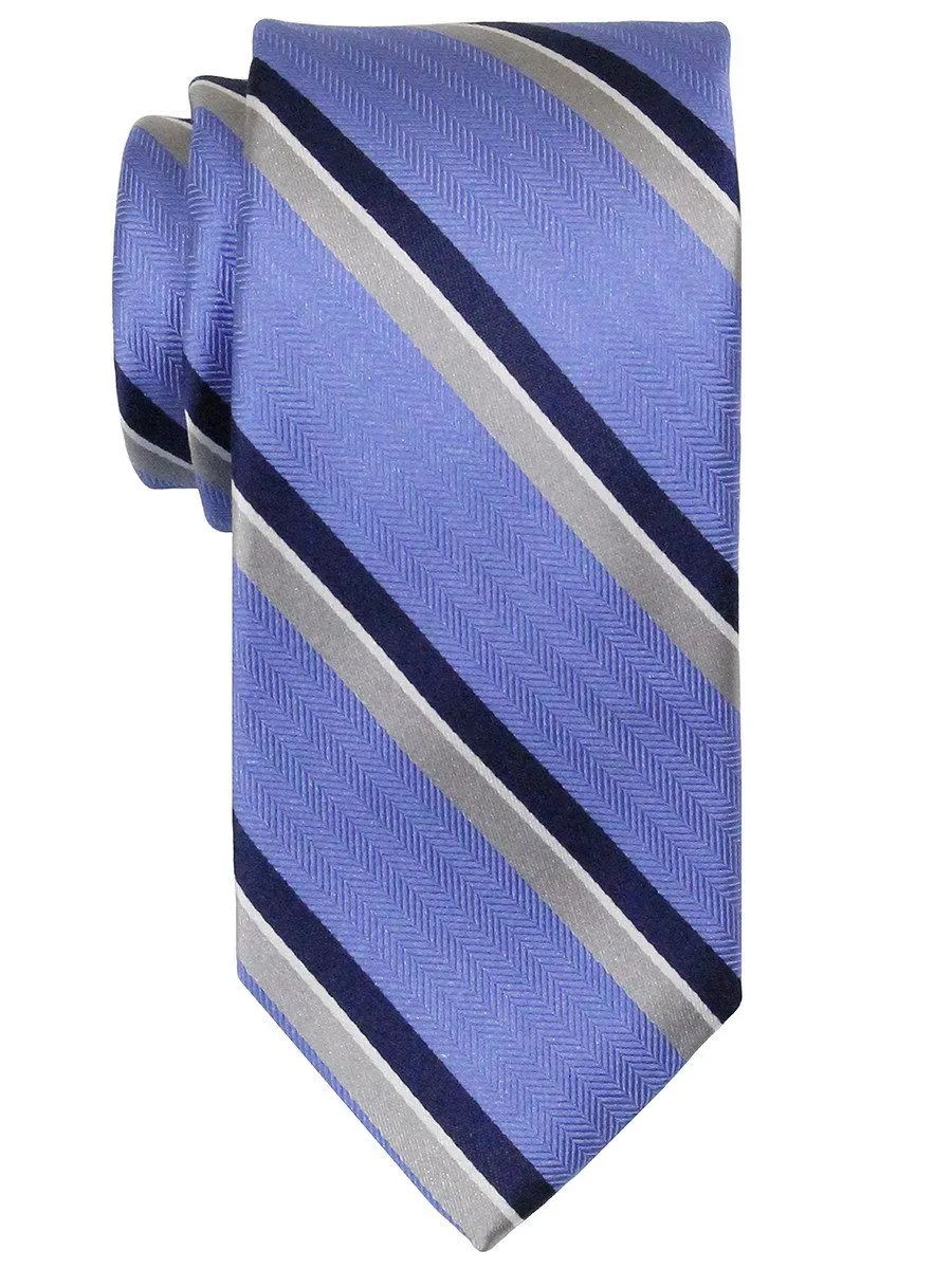 Boy's Tie 22385 Blue/Silver