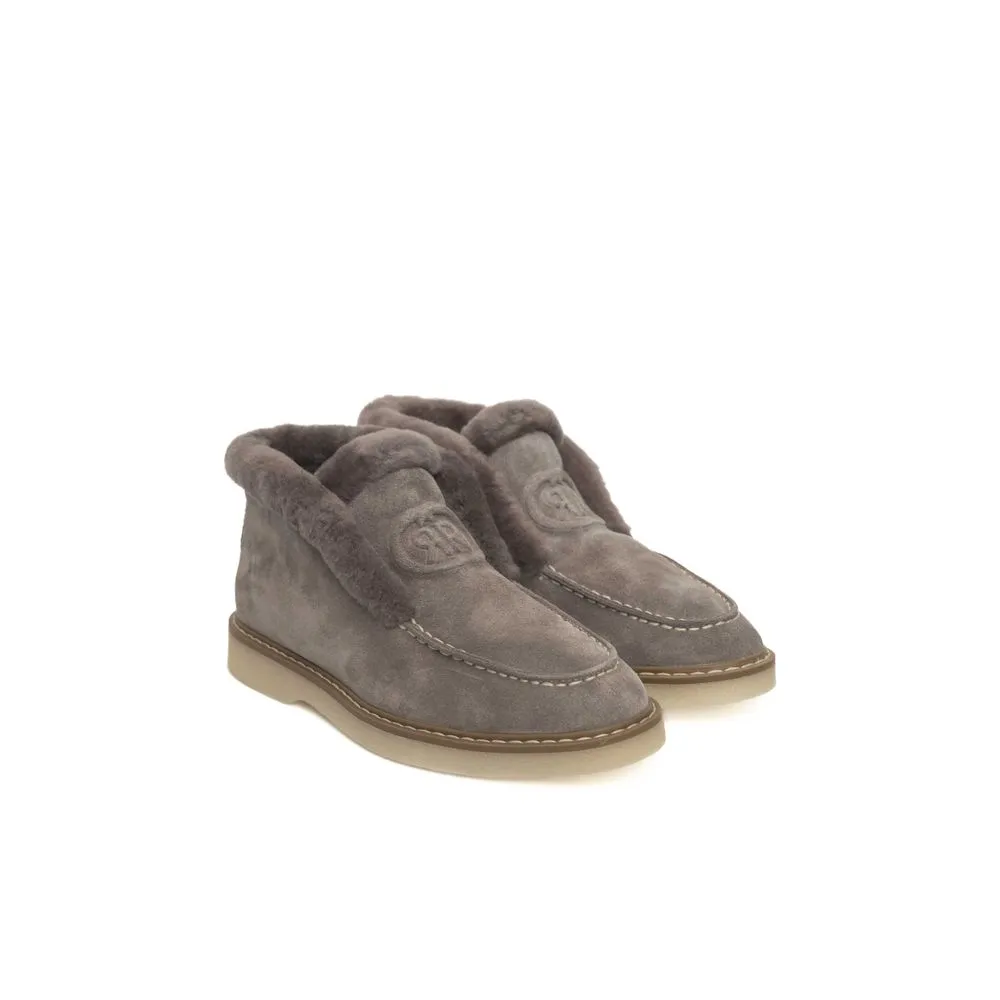 Cerruti 1881 Beige Leather Women Women's Boot