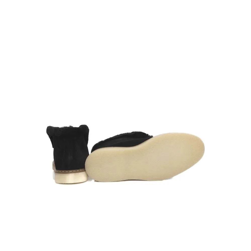 Cerruti 1881 Black Leather Women Women's Boot