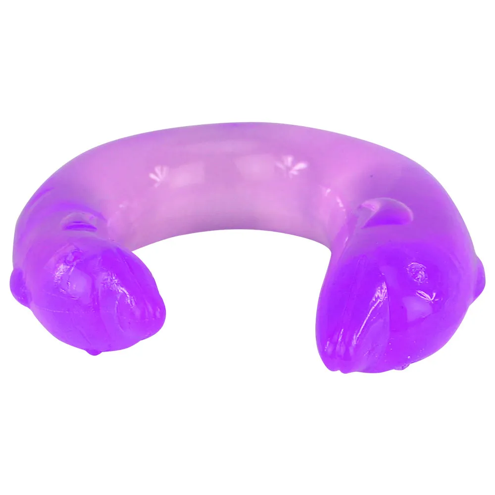 Double Dolphin U-Shaped Double Penetration 12” Dildo