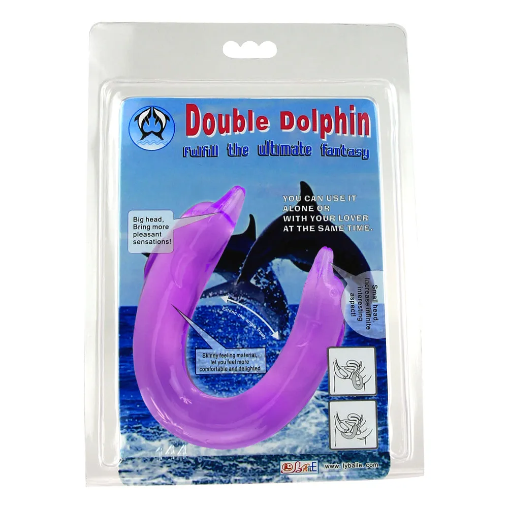 Double Dolphin U-Shaped Double Penetration 12” Dildo