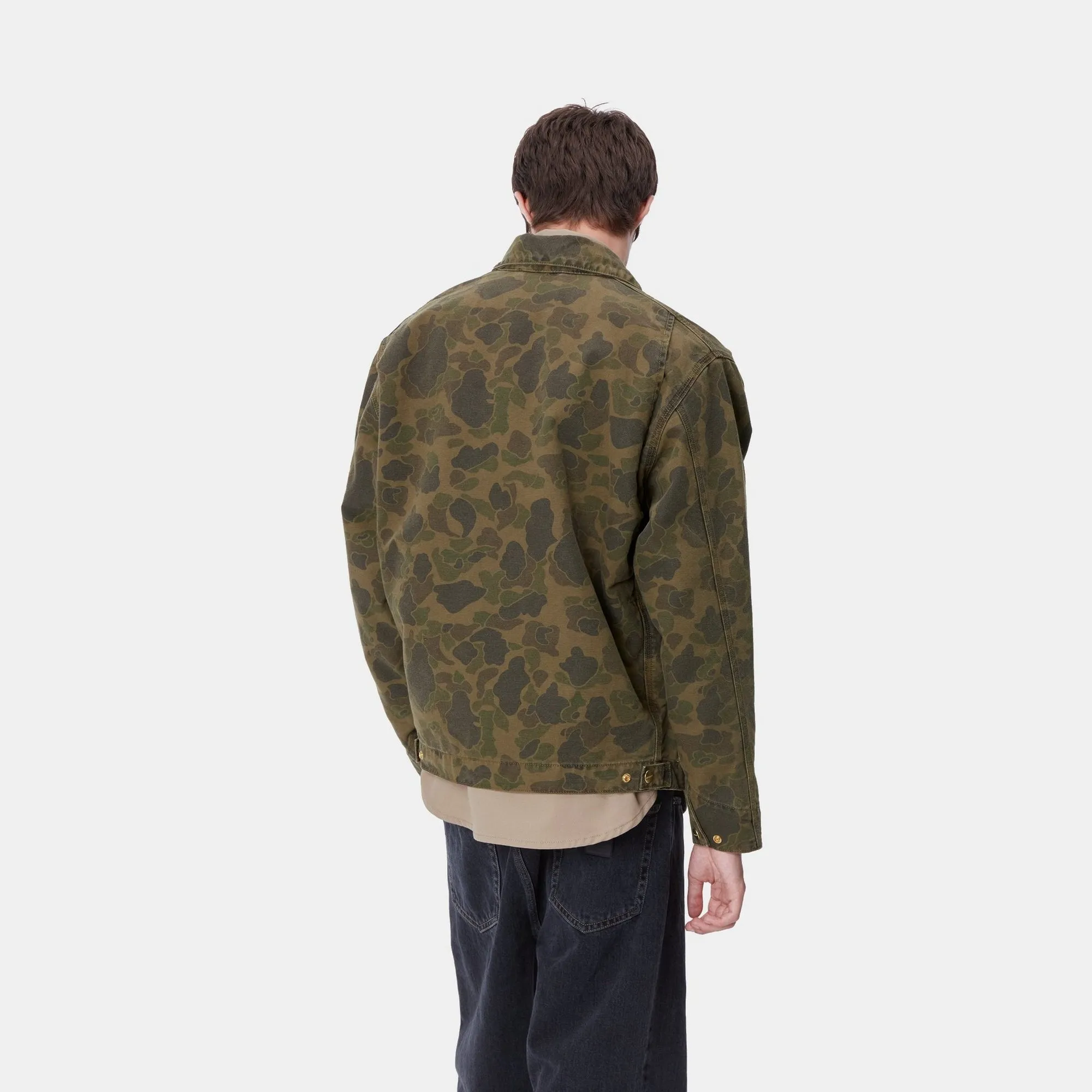 Duck Camo Detroit Jacket | Green / Office Green (garment dyed)