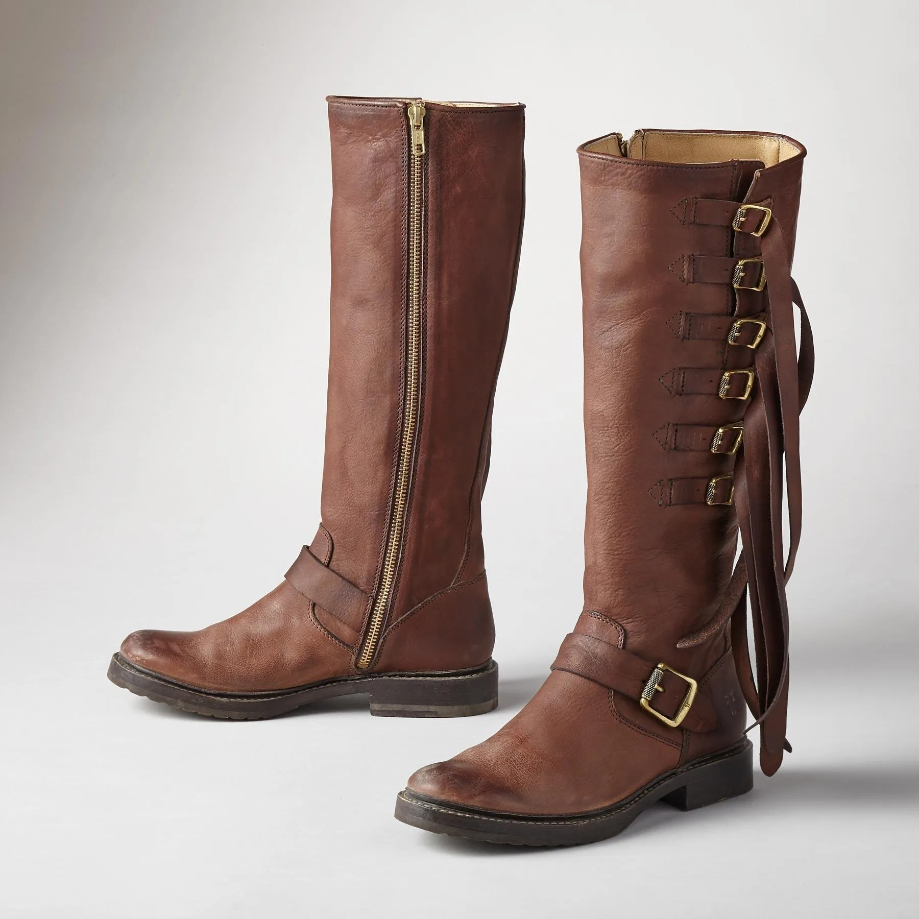Veronica Strap Tall Boots