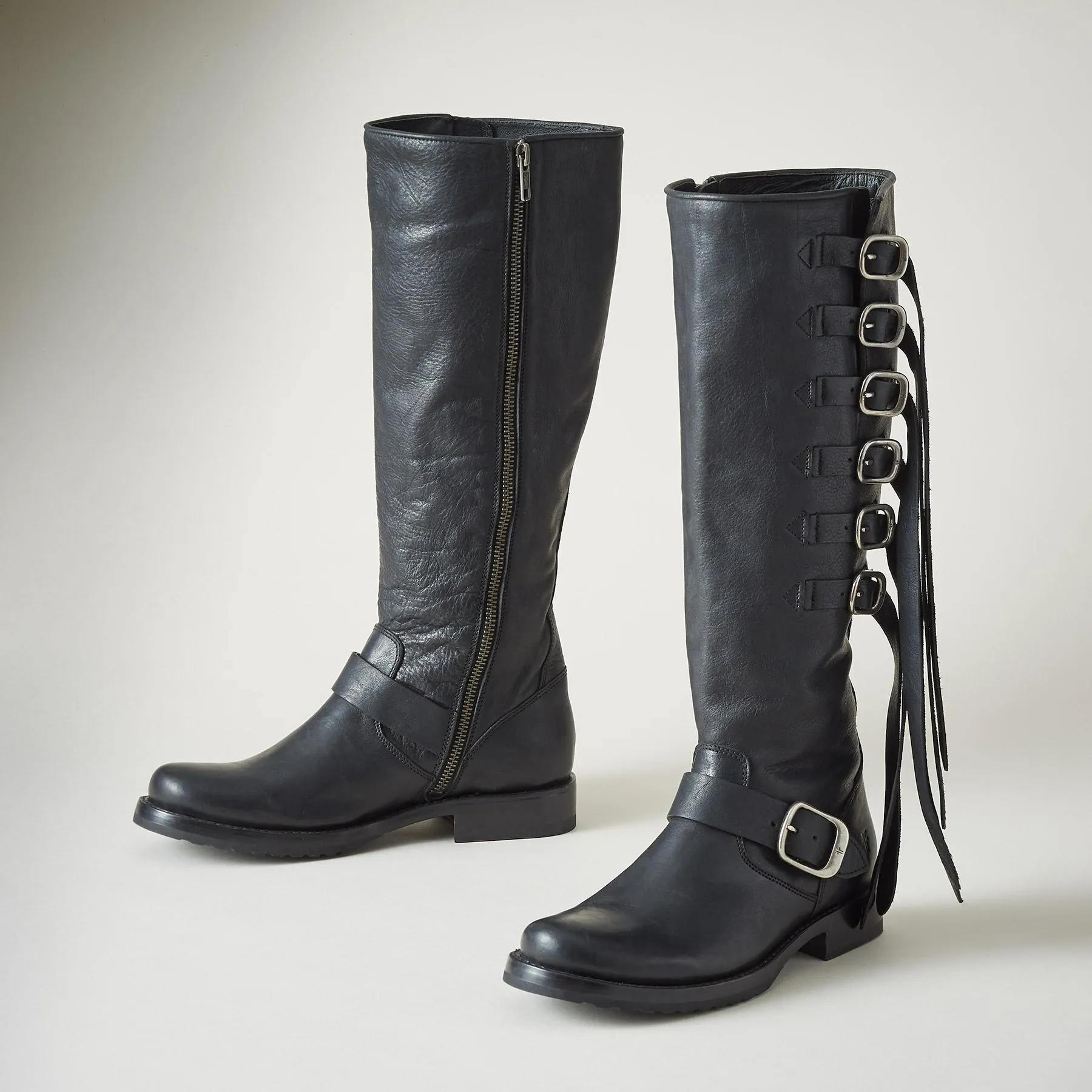Veronica Strap Tall Boots