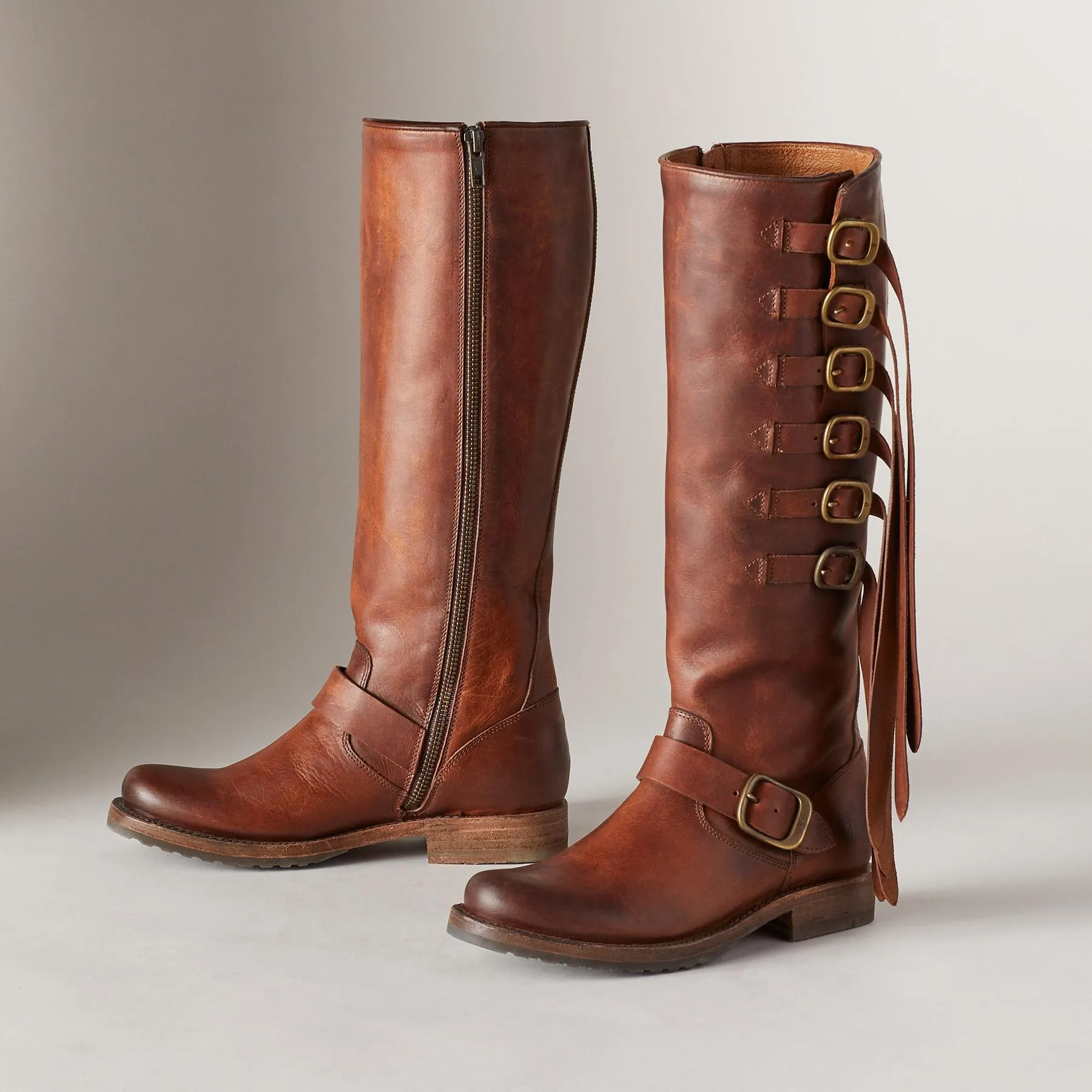 Veronica Strap Tall Boots
